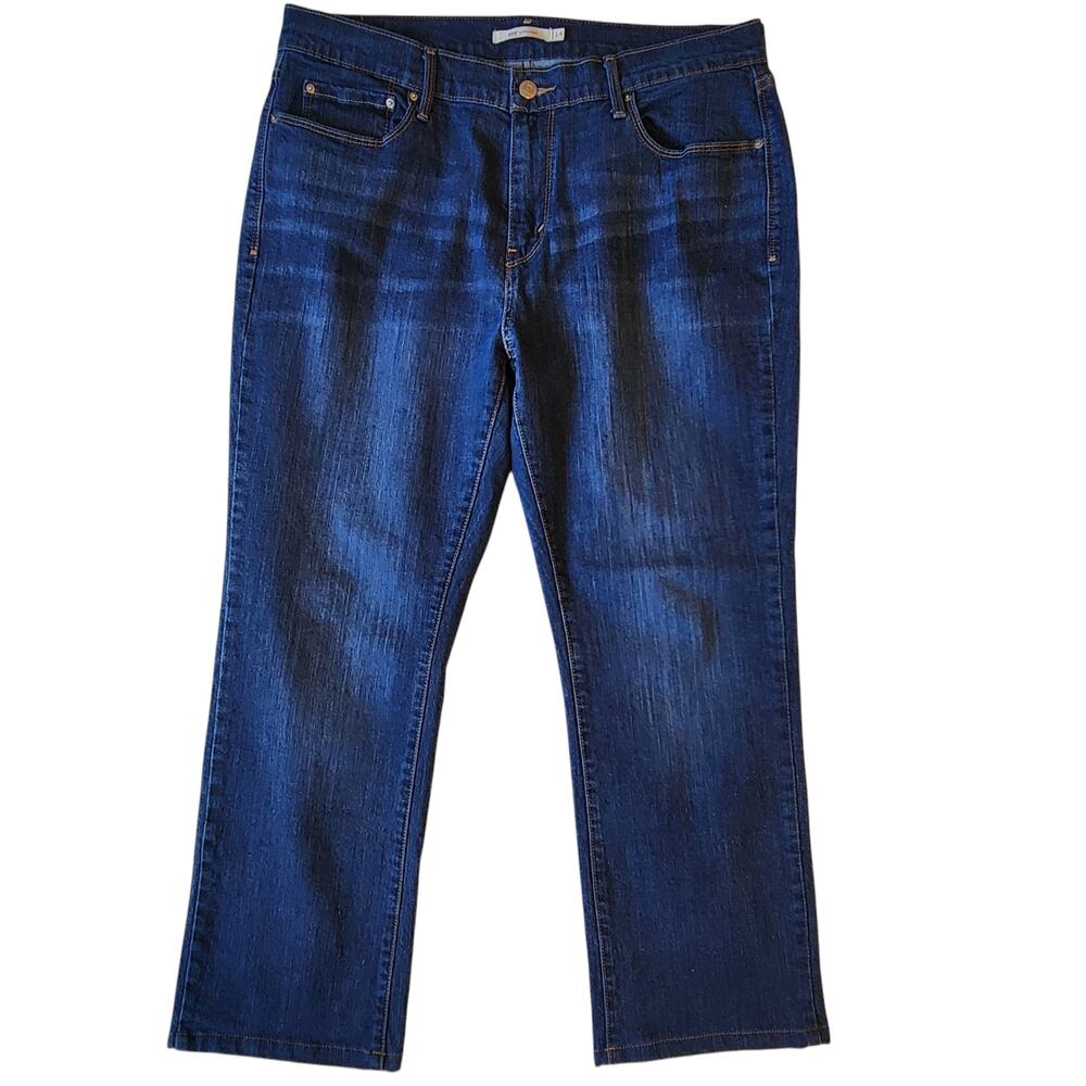Levi's 505 Straight Leg Ankle Length Jeans, women's size 14, Pristine Condition - Picture 2 of 11